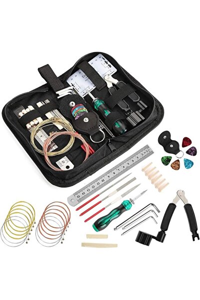 Morelian Outdoor Morelian Guitar Tool Kit, W006 Guitar Repairing Kit Guitar C...