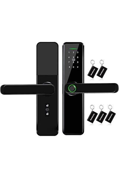 GENERAL قفل باب ذكي، إصدار TT Lock WiFi، قفل باب ببصمة الإصبع، قفل ذكي مع جرس...