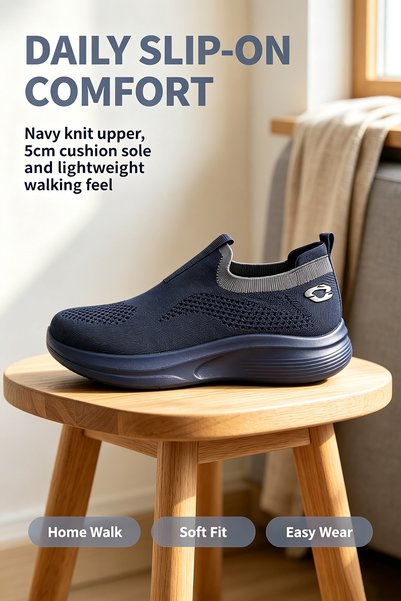 Glory One Mart Modern Men's Sporty Mules – Airflow Mesh Fabric & Durable Outsole
