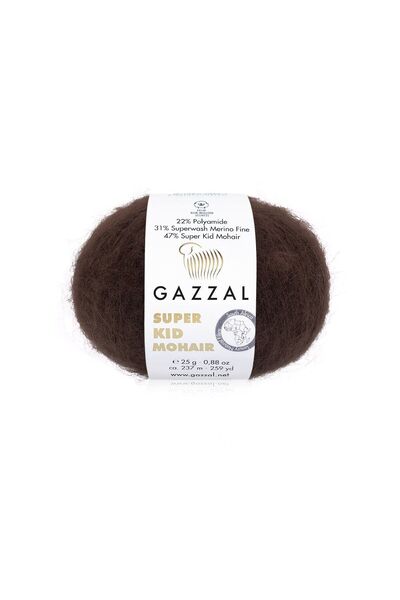 Gazzal Super Kid Mohair 25 Gr 200 Mt %70 Kid Moher %30 Silk Fine Knitting Yar...