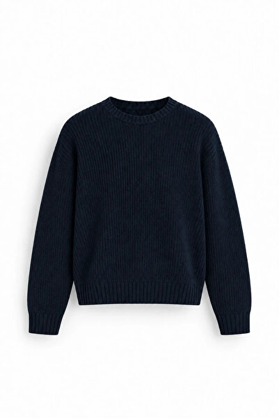 no7man Vincent - Black - Boxy Fit Crew Neck - Men's Sweatshirt