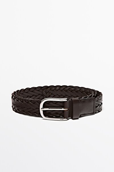 Massimo Dutti Örgü deri kemer