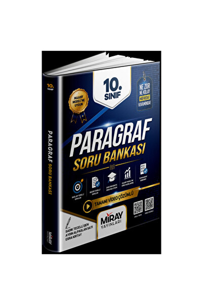 Miray Yayınları Miray 10. Sınıf Paragraf Soru Bankası