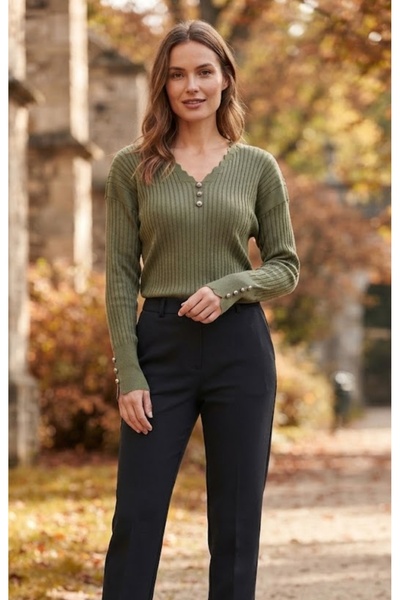 güncüoğlu New Season Sports Cut-Out Flexible Knit Sleeves with Ruched Sleeves...