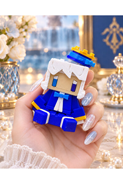 VRDCHLOE Furina (Genshin Impact) Temalı Chibi 3D Baskı Figür, Koleksiyonluk M...