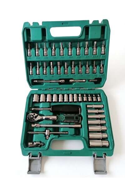 KARALAR YAPI 53 Parça Lokma ve Cırcır Kolu Takımı – 1/4" Alyan, Torx, Yıldız ...