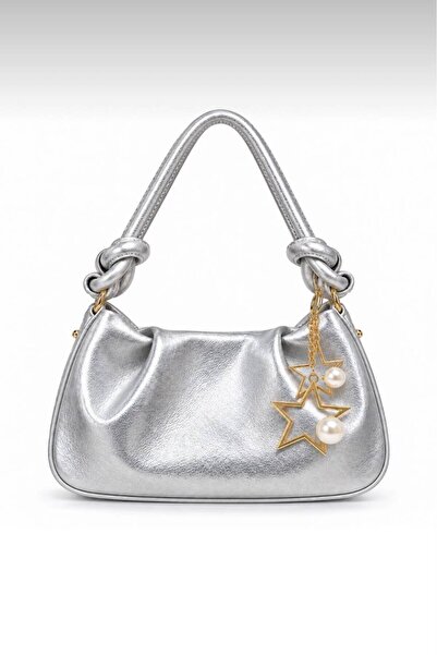 bag Women's Silver Star Charm Hand and Shoulder Bag
