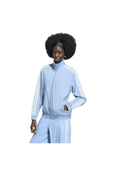 adidas Γυναικεία Καλοκαιρινή Λαμπερή Ελαφριά Τζιν Ζακέτα Firebird L