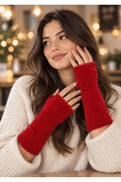 Wearflawless قفازات عصرية جديدة بدون أصابع مفتوحة من الأمام، قفازات شتوية جدي...