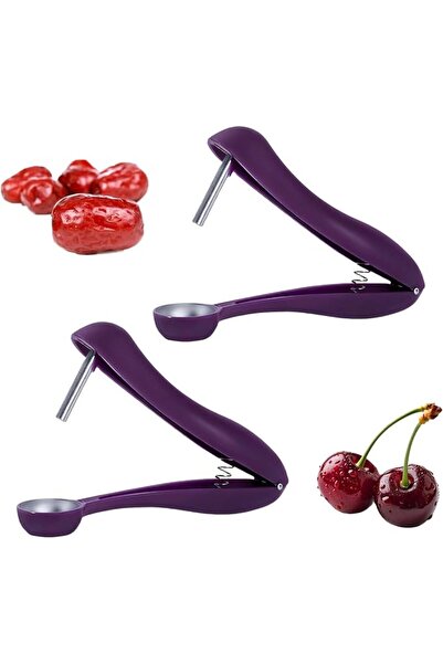 SYOSI Cherry Pitter, Olive Pitter Tool with Stainless Steel Rod, Fruit Pit Co...