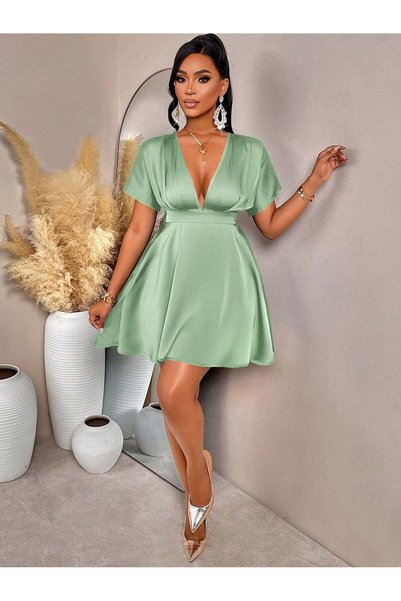 Sheya Rochie mini, verde
