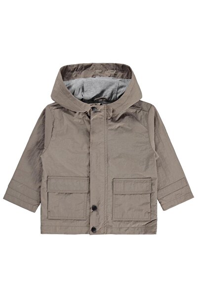 Civil Boys Raincoat with Pocket for 2-5 Years Old - Beige