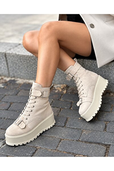 Tress Fashion Γυναικείες μπότες / Judy Beige 2 Toka