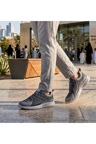 Feizhi Men's 5cm Thick Sole Lace-Up Casual Sneakers, Cushioned Walking Shoes,...