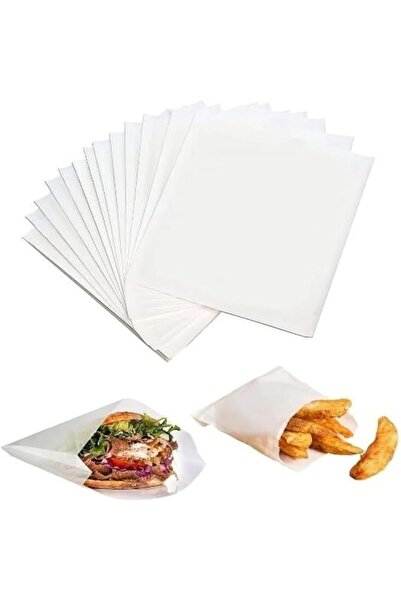 Generic GMQG Recyclable and biodegradable, oil and grease proof white paper b...