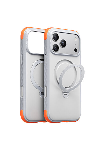 TORRAS Ostand Q3 Ανθεκτική Θήκη, iPhone 18 Pro/17 Pro, Λευκό Ανατολής Ημέρας