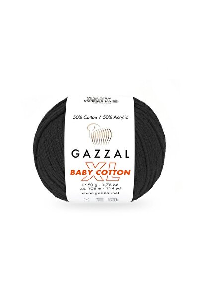 Gazzal Baby Cotton XL 50% Cotton 50% Acrylic – 50 g 105 m Knitting Yarn-3433-...
