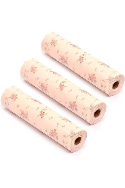Tazweeq Non-Adhesive Shelf Liner, PET Material, 30x500cm, for Kitchen Cabinet...