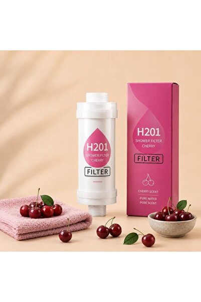 Generic Shower Filter Cherry & Vitamin C Multi-Layer Water Purifier Helps Red...