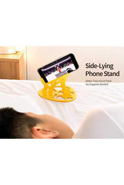 Daynav Side Sleeping Phone Holder Stand for Bed Ergonomic In-Bed Phone Stand