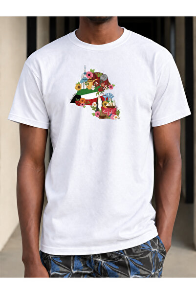 Wonder of U Architectural Cityscape Graphic Men's Cotton Crew Neck T-Shirt