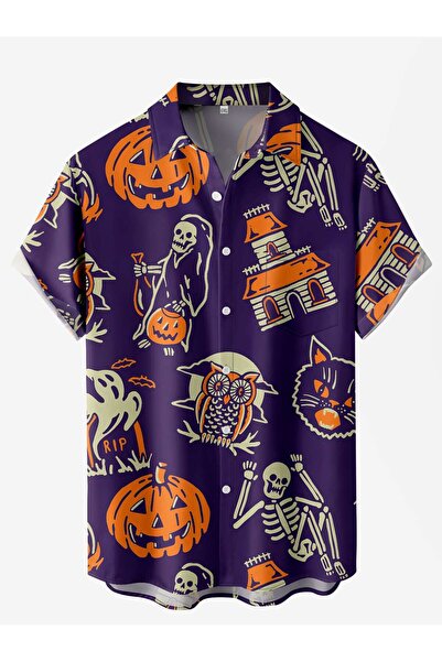 Sheya Short-sleeve shirt, purple - 1XL