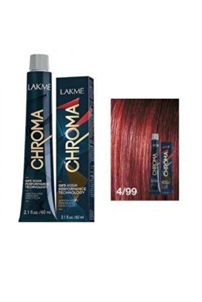 Lakme Chroma Ammonia-Free Hair Dye Medium Chestnut Red No. 99-4
