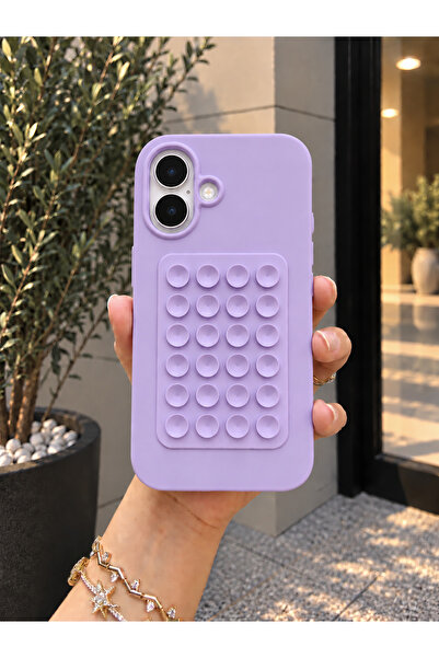 OVADA İPhone 16 Uyumlu Vantuzlu Telefon Kılıfı