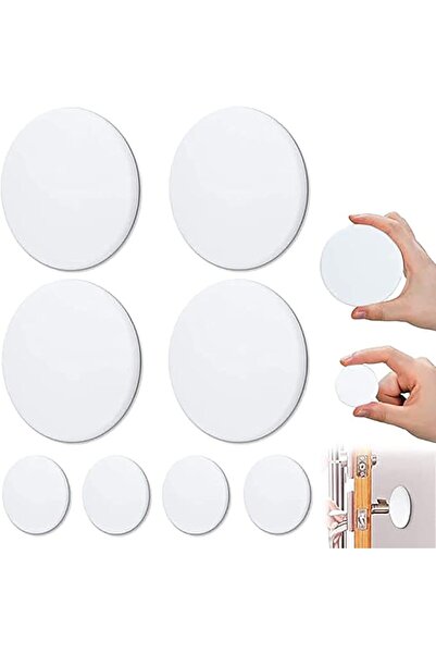 KASTWAVE Door Stopper Wall Protector, 8 Pcs Silicone Door Knob Wall Bumper Gu...