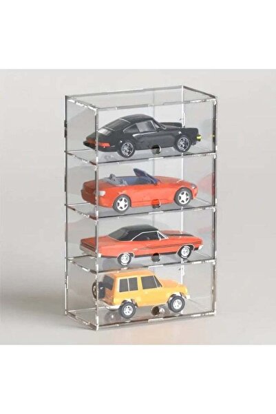 Rassam Al Khaleej Transparent Acrylic Display Case 4 Layers Storage Box for M...