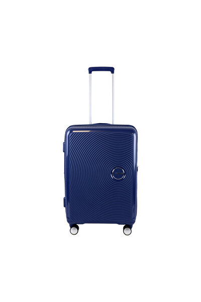 American Tourister Sounbox Spinner 88473-1552-1INU 67 cm Orta Boy Valiz Lacivert