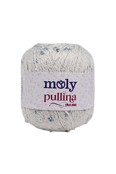 Moly Pullina 13 White - Silver Sequin