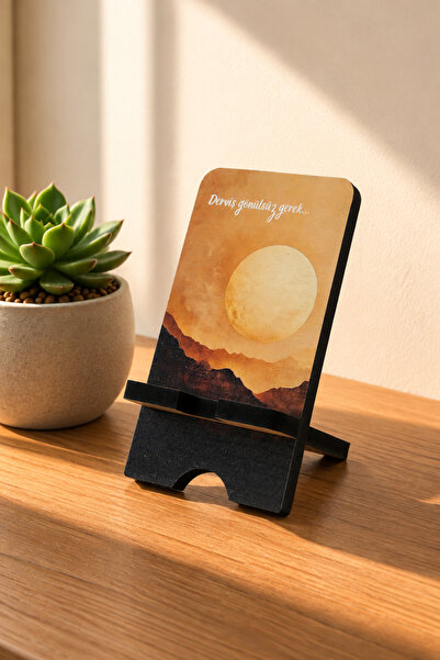 İsfahan TA Wooden Desktop Phone Holder Stand