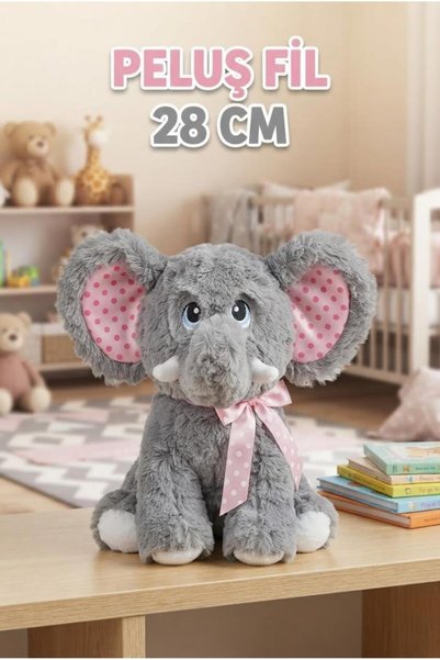 Tıfıl Toys Peluş Sevimli Fil Mavi 28 Cm Sevimli Konforlu: Peluş Uyku Yastığı ...