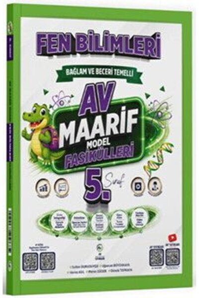 AV YAYINLARI 5. Sınıf Fen Bilimleri Maarif Model Fasikülleri