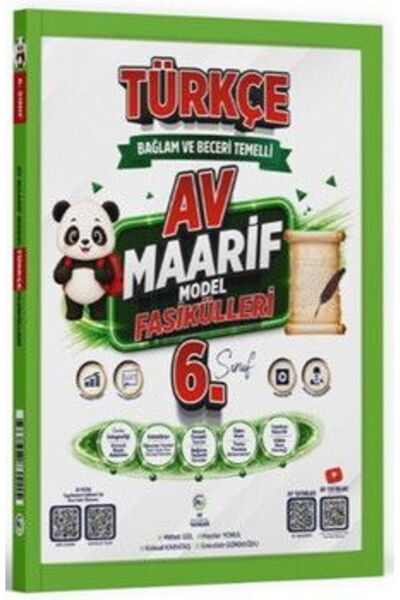 AV YAYINLARI 6. Sınıf Türkçe Maarif Model Fasikülleri