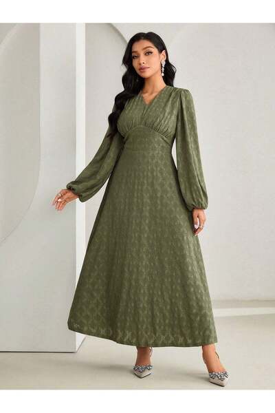 Sheya Rochie maxi, verde - L