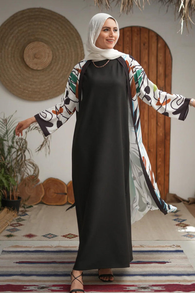 Forhunna Basic Black Maxi Dress for Women – Sleeveless CUT Modest Wear – Abay...