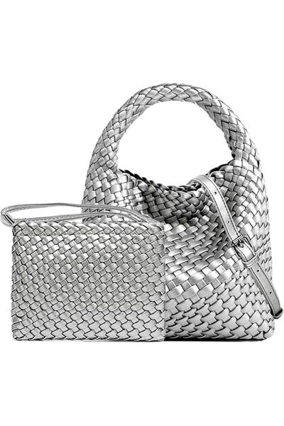 GENERAL Handmade Woven Shoulder Bags for Women Cute Hobo Tote Handbag Mini Cl...