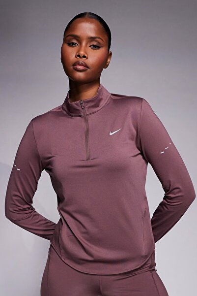 Nike Swift Dri-Fit UV HZ Top Womens Sweatshirt Çeyrek Fermuarlı Kadın Koşu An...