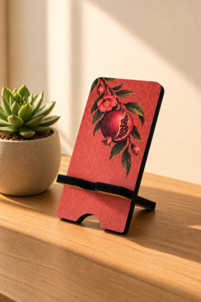 İsfahan TA Wooden Desktop Phone Holder Stand