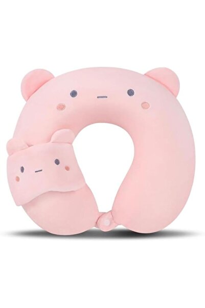 Yelajoy Travel Pillow, Cute Travel Neck Pillow with Eye Mask, Memory Foam Cut...