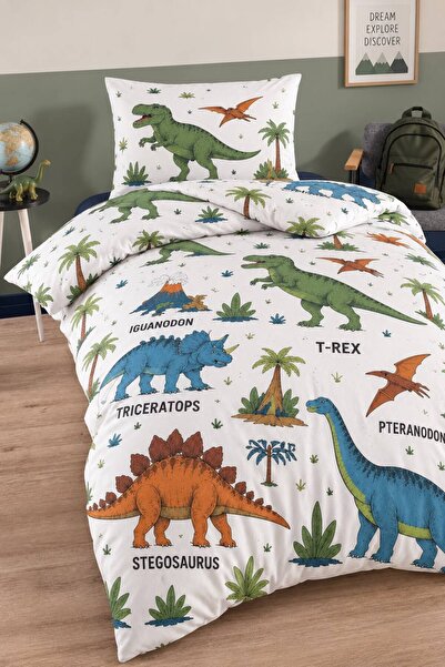 Eponj Home Junior Duvet Cover Set Single Size Trex Navy Blue