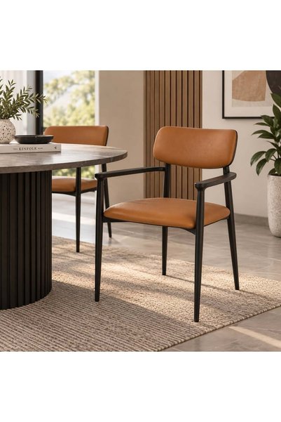 on home Single Chair - Orange