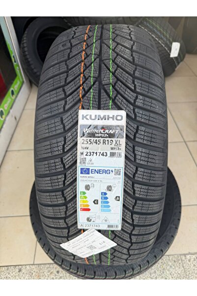 Kumho 255/45R19 104V WP52 XL KIŞLIK LASTİK 2026 TARİHLİ