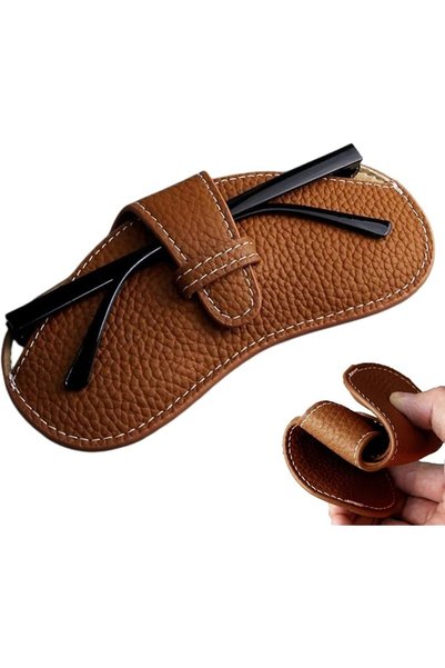 bolivia's Glasses Case, Premium Soft Leather Protective Pouch for Eyewear Sto...