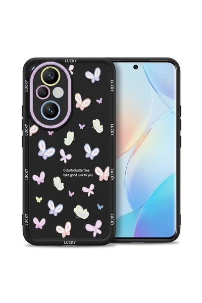 Nezih Case Huawei Honor 200 Pro ile Uyumlu Kamera Korumalı Sevimli Desenli Si...