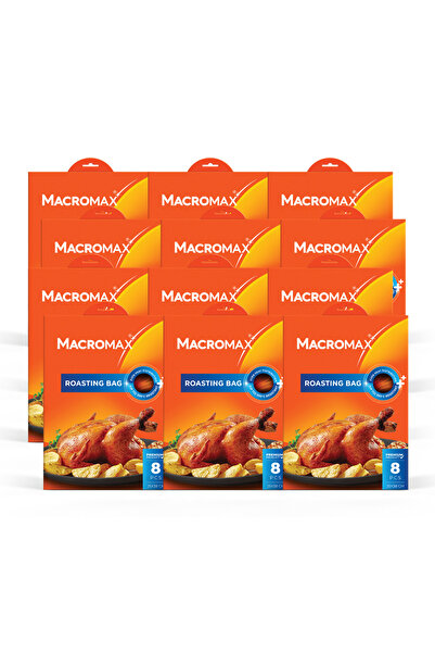 MACROMAX 12x Pungi de copt - 8 bucăți