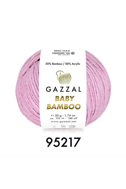Gazzal Baby Bamboo 50% Bamboo 50% Cotton – 50 g 115 m Baby Knitting Yarn-9521...