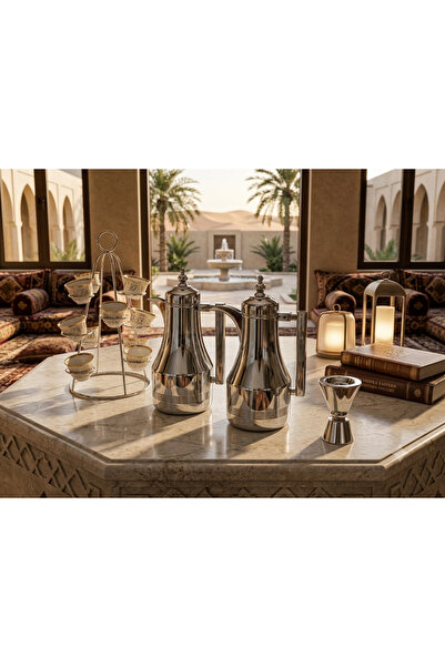 Generic Brand Luxury Steel Hospitality Set (2X1 Coffee & Tea Thermos with Met...